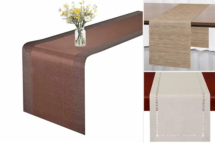 Detailed view of Best Easy Care Table Runner No Iron Needed