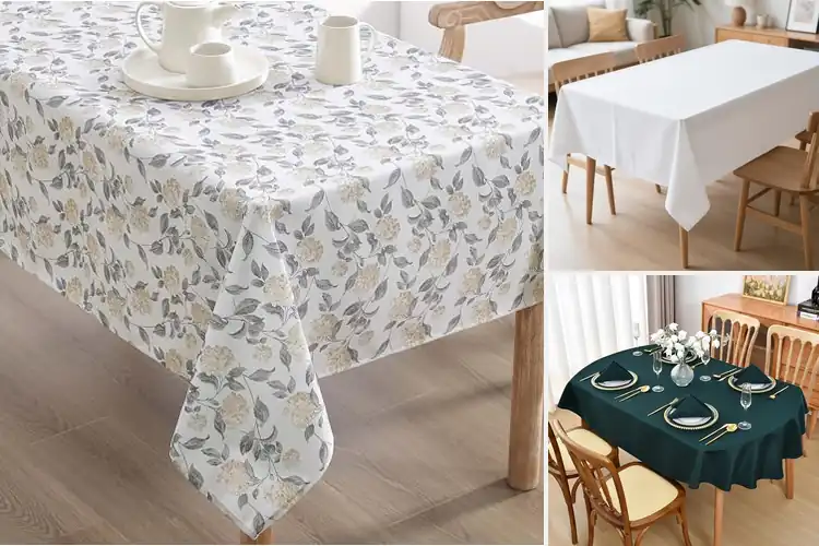 Detailed view of 10 Best Easy Care Tablecloths That Are Machine Washable