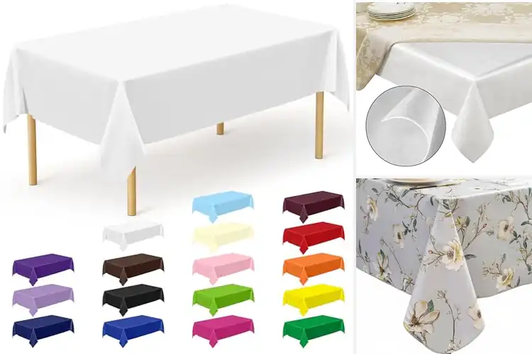 Detailed view of Best Easy Clean-Up Tablecloth Solutions For Gatherings
