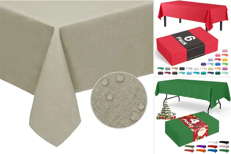 Detailed view of 10 Best Easy Clean-Up Tablecloths: Simplify Cleanup