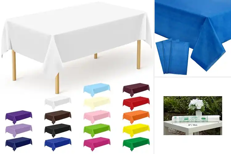 Detailed view of 10 Best Easy Cleanup Table Cloths: Effortless Dining
