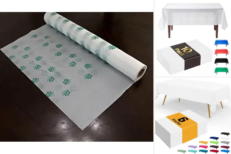 Detailed view of Best Easy Cleanup Tablecloths Disposable