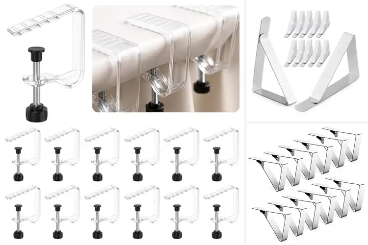 Detailed view of 10 Best Easy Install Tablecloth Holders for Stress-Free Dining