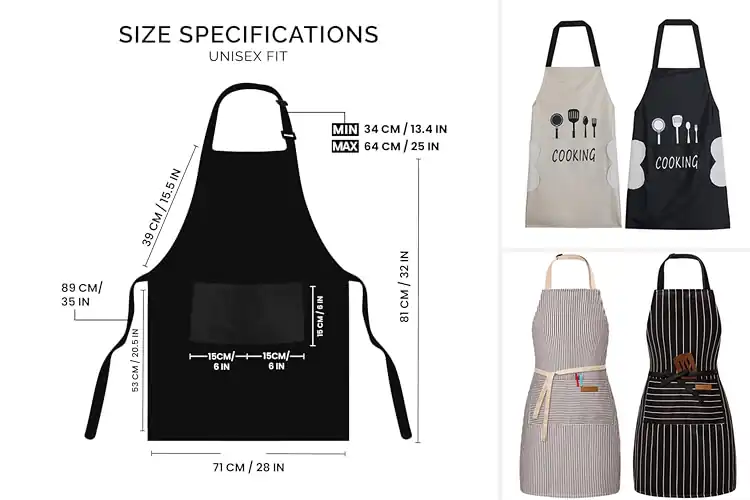 Detailed view of Best Easy Wear Aprons For Women