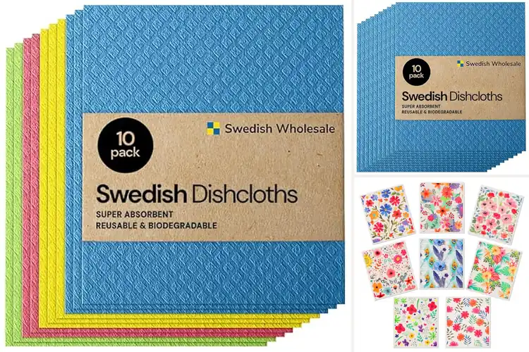 Detailed view of 10 Best Eco Friendly Dishcloths: Green Clean