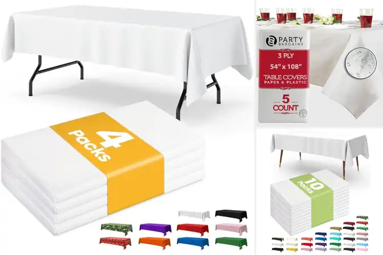 Detailed view of Best Economical Disposable Table Covers For Cleanup