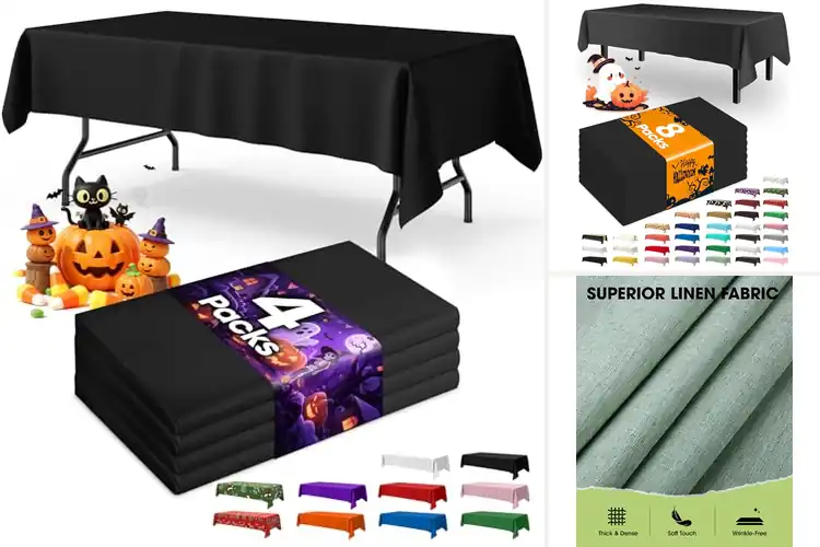 Detailed view of 10 Best Effortless Tablecloths: Stress-Free Dining