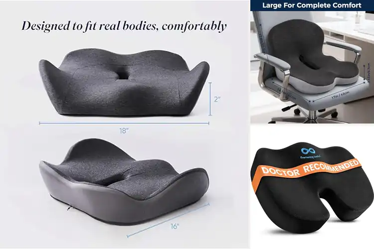Detailed view of 10 Best Ergonomic Seat Cushions for All-Day Comfort & Posture
