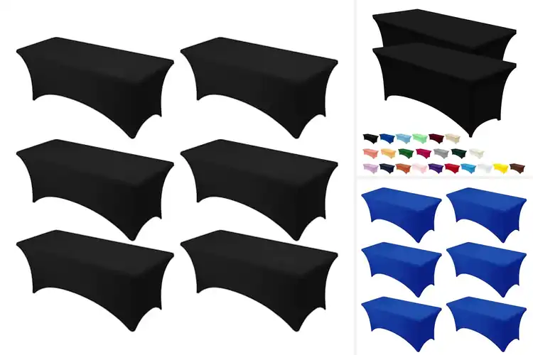 Detailed view of Best Event And Banquet Table Covers For Weddings