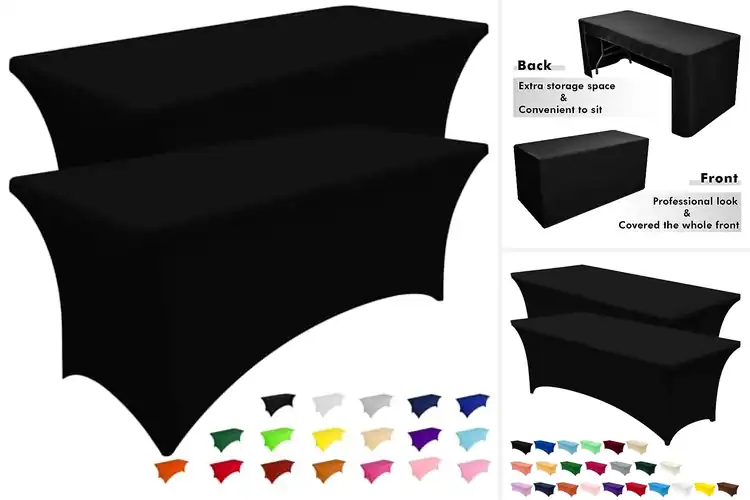 Detailed view of 10 Best Event Table Cover: Sleek & Stain-Free