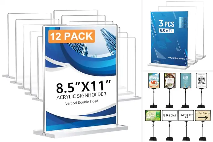 Detailed view of Best Event Table Sign Holders