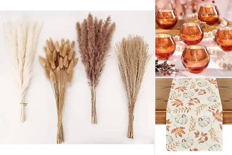 Detailed view of 3 Best Fall Party Table Decor: Cozy Glow & Natural Charm