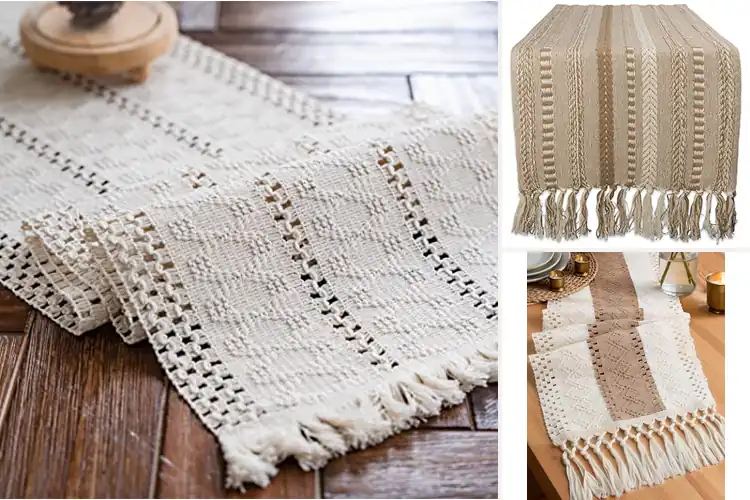 Detailed view of Best Farmhouse Style Table Runner