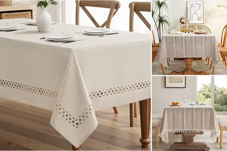 Detailed view of Best Farmhouse Tablecloths
