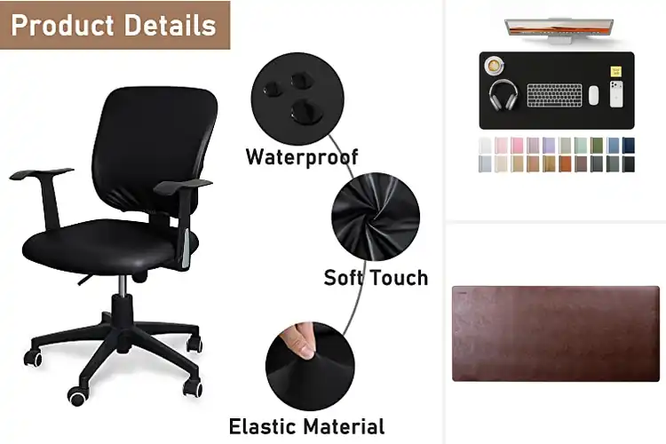 Detailed view of Best Faux Leather Desk Covers: 10 Stylish Workspace Upgrades