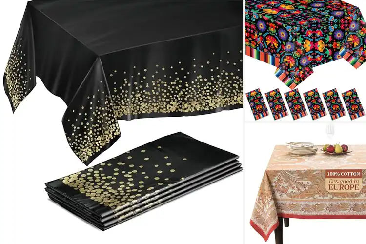 Detailed view of 6 Best Festive Tablecloths for Celebrations to Wow Your Guests