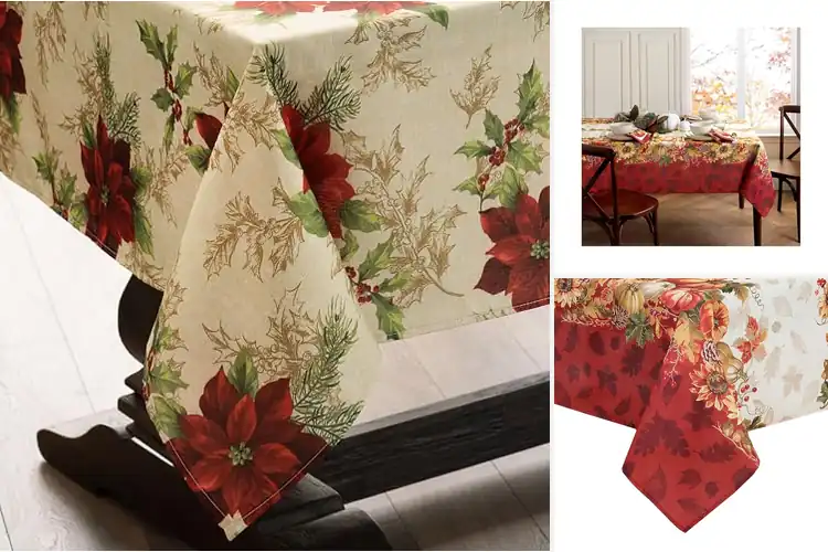 Detailed view of Best Festive Tablecloths For Holidays And Gatherings