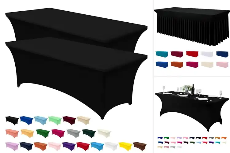 Detailed view of 10 Best Fits Up To 8 Feet Tables Table Covers for Every Occasion