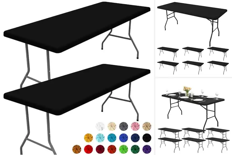 Detailed view of Best Fitted Table Cover For 6 Foot Tables