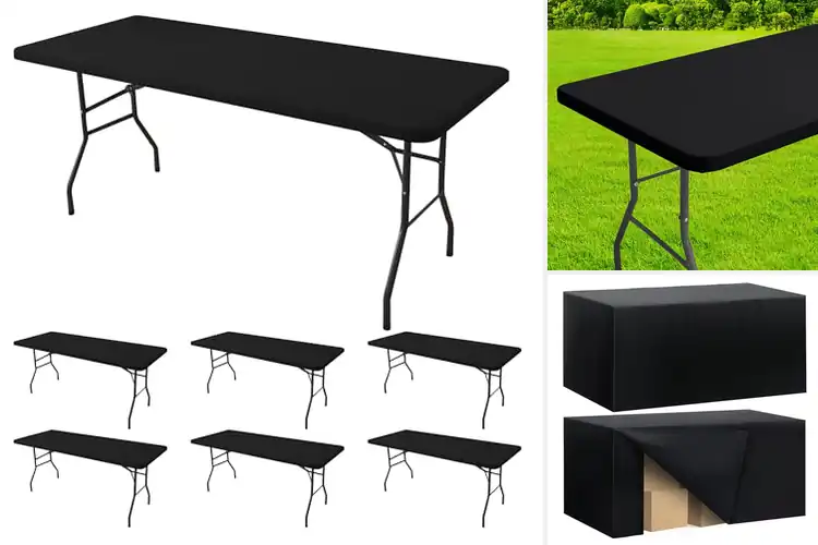 Detailed view of Best Fitted Table Covers 6 Foot