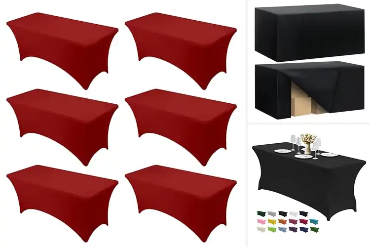 Detailed view of 10 Best Fitted Table Covers For Weddings: Flawless Tables