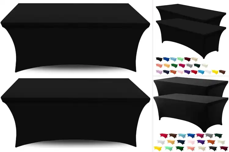 Detailed view of 10 Best Fitted Table Covers With Leg Pockets: Tidy Events