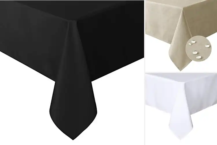Detailed view of 10 Best Fitting Table Cloths For 54 By 108 Inches: Durable