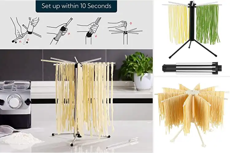 Detailed view of 10 Best Foldable Pasta Racks for Easy Noodle Prep