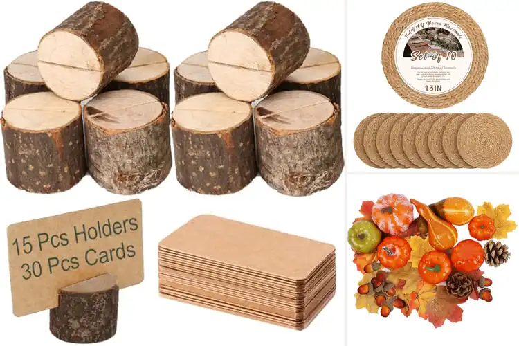 Detailed view of Best Friendsgiving Table Decor