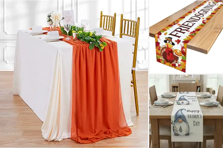 Detailed view of Best Friendsgiving Table Linen