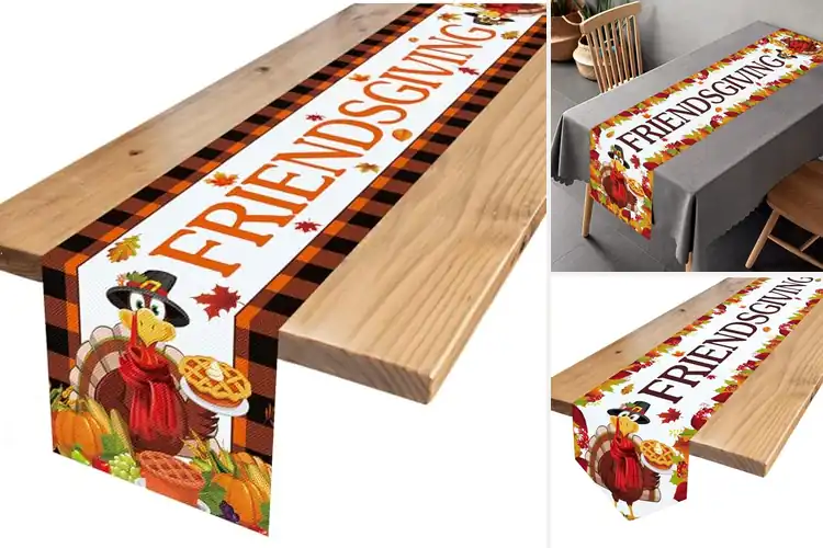 Detailed view of 4 Best Friendsgiving Table Runners: Easy, Cute