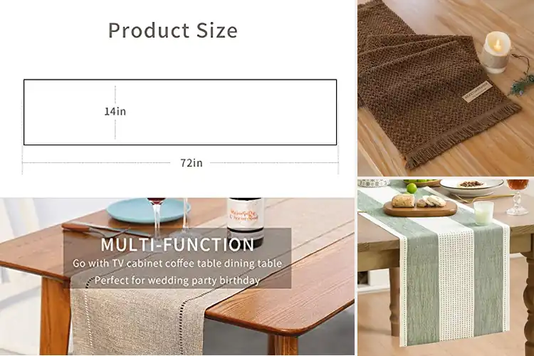 Detailed view of 10 Best Gaue Table Runner For Home – Boost Décor Instantly