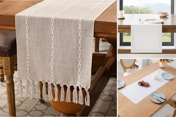 Detailed view of Best Gentle Wash Table Runner Care