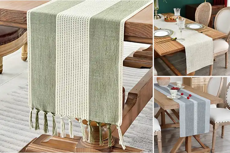 Detailed view of Best Gentle Wash Table Runner: 10 Elegant, Easy-Care Picks
