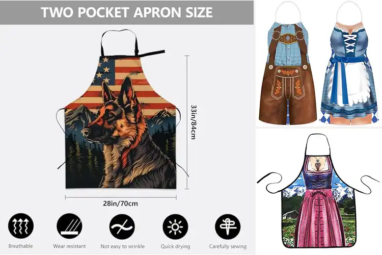 Detailed view of Best German Aprons For Barbecues
