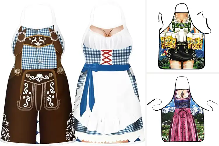 Detailed view of Best German Themed Aprons For Festivities
