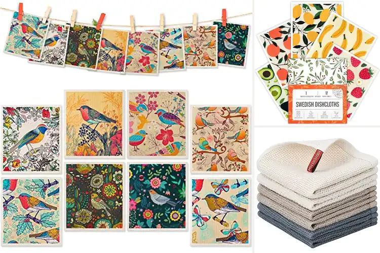 Detailed view of 10 Best Gift Kitchen Dish Cloths: Soft & Absorbent