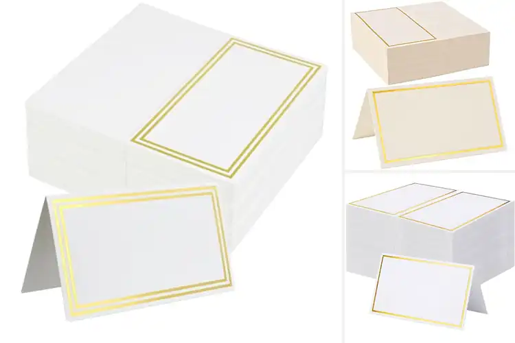 Detailed view of Best Gold Foil Border Cards