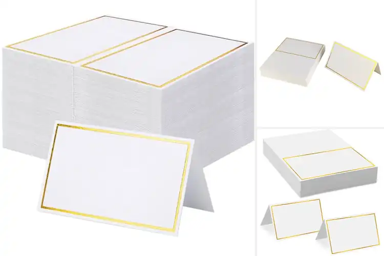 Detailed view of Best Gold Foil Place Cards