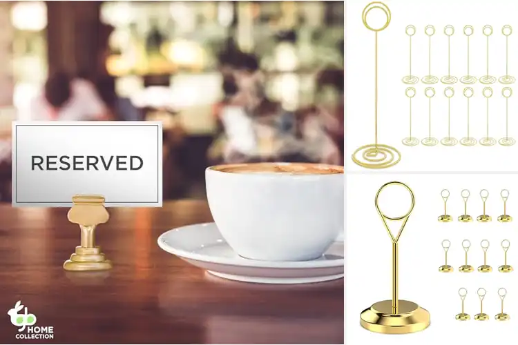 Detailed view of Best Gold Table Number Holders