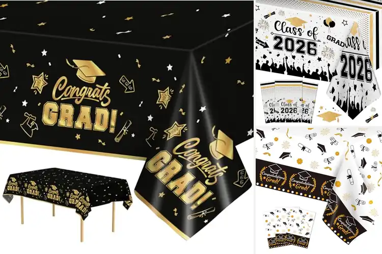 Detailed view of Best Graduation Party Table Covers