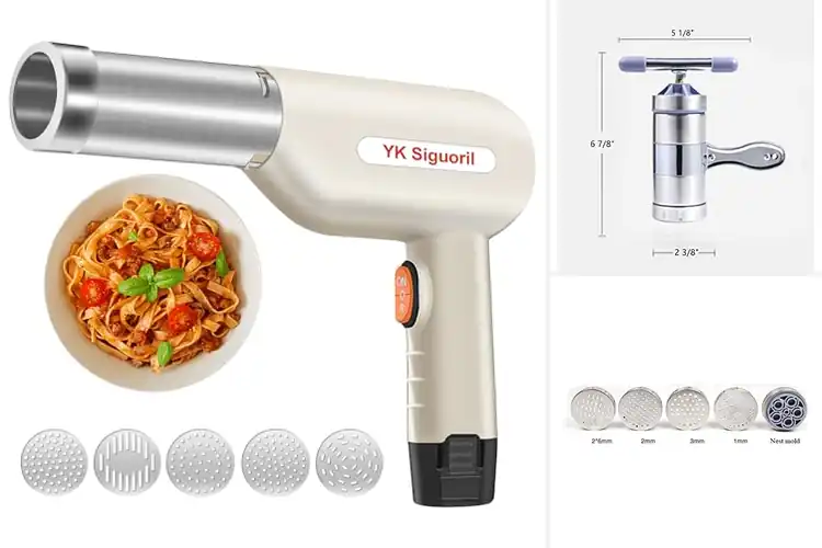 Detailed view of 10 Best Handheld Noodle Presses for Perfect Pasta
