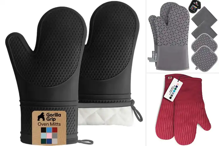 Detailed view of Best Heat Protection Kitchen Mitts