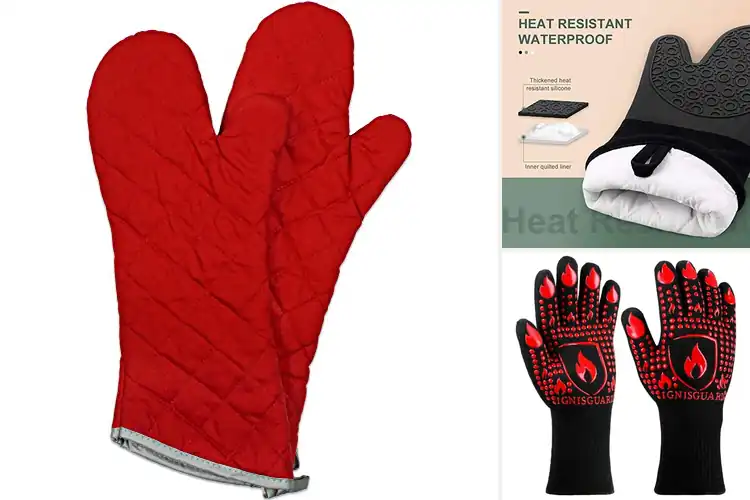 Detailed view of Best Heat Protective Oven Mitts
