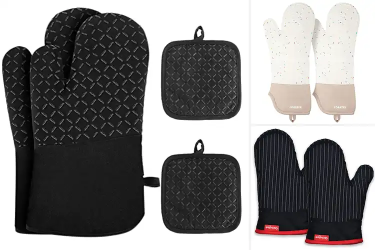 Detailed view of Best Heat Resistant Oven Mitts 500 Degree Fahrenheit