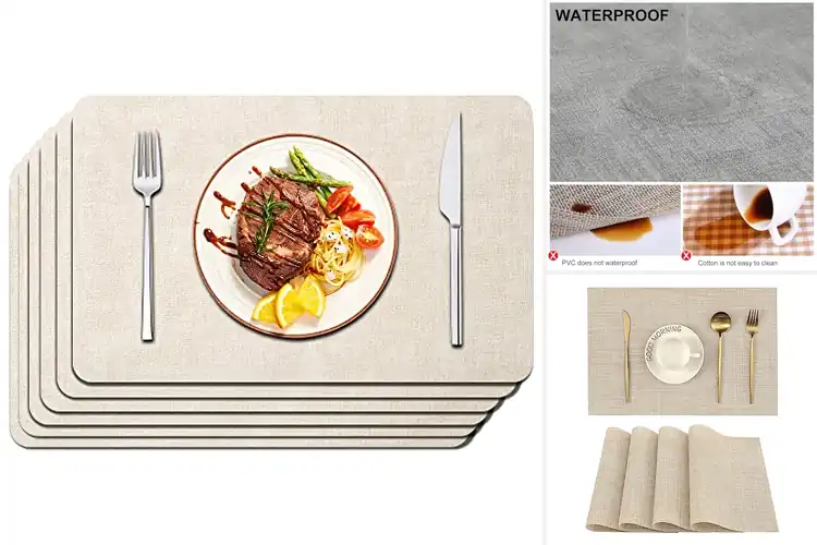 Detailed view of 10 Best Heat Resistant Placemats: Durable and Spill-Proof