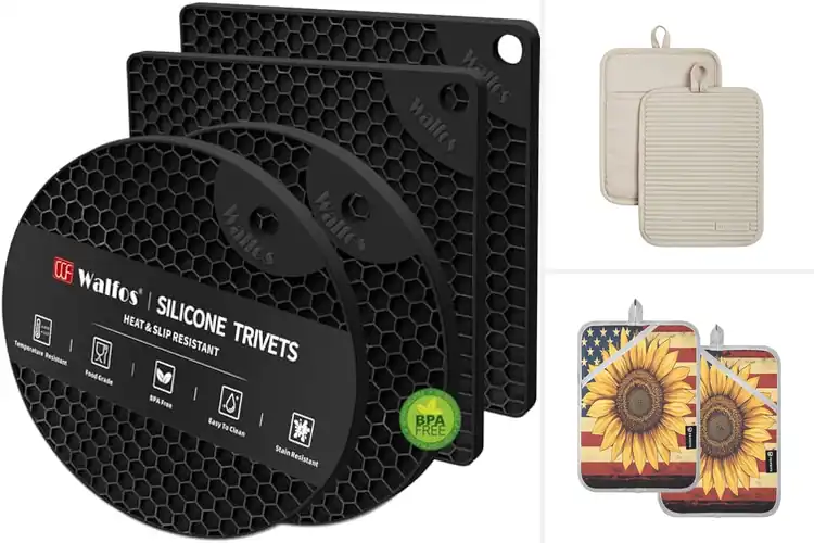 Detailed view of 10 Best Heat Resistant Pot Holders: Burn-Proof Picks