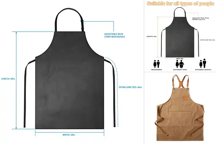 Detailed view of Best Heavy Duty Kitchen Aprons