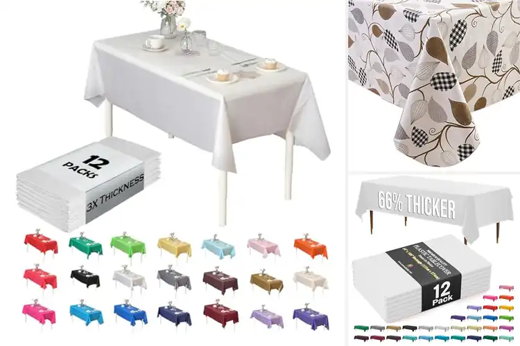 Detailed view of 10 Best Heavy Duty Tablecloths: Battle Messes Easily