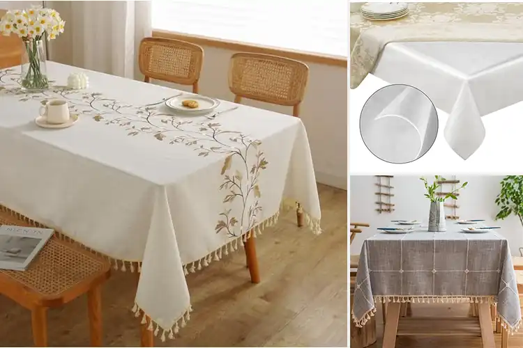 Detailed view of 10 Best High-Quality Tablecloths for Stylish Meals